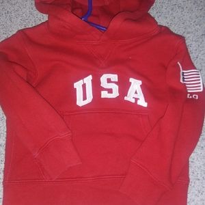 Ralph Lauren Polo Red Hoodie Sz. 2T